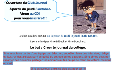 Club journal